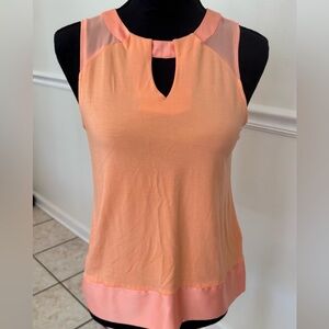 ANTONIO MELANI Coral and Pink Tank Top